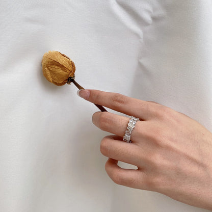 Angela Jewelry]Zarter Tennisring in mehreren Formen
