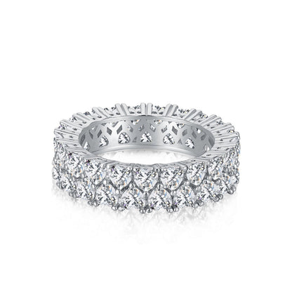 Angela Jewelry] Funkelnder Herzring