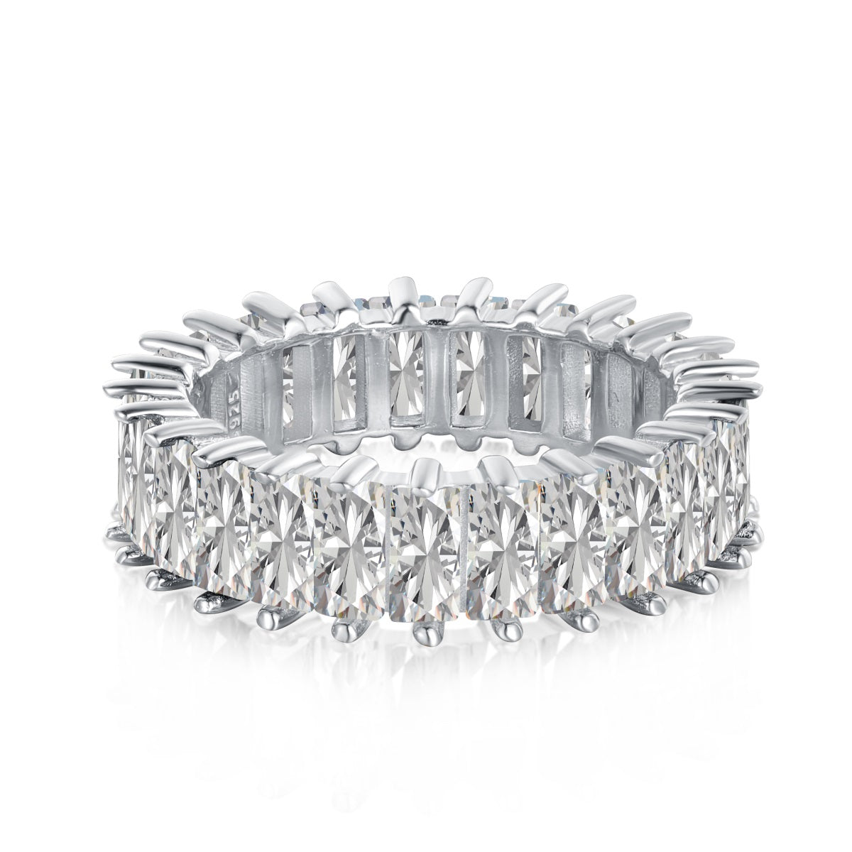 [Angela Jewelry]Unique Colorful Radiant Cut RIng