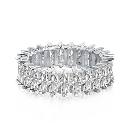 [Angela Jewelry]Unique Colorful Radiant Cut RIng