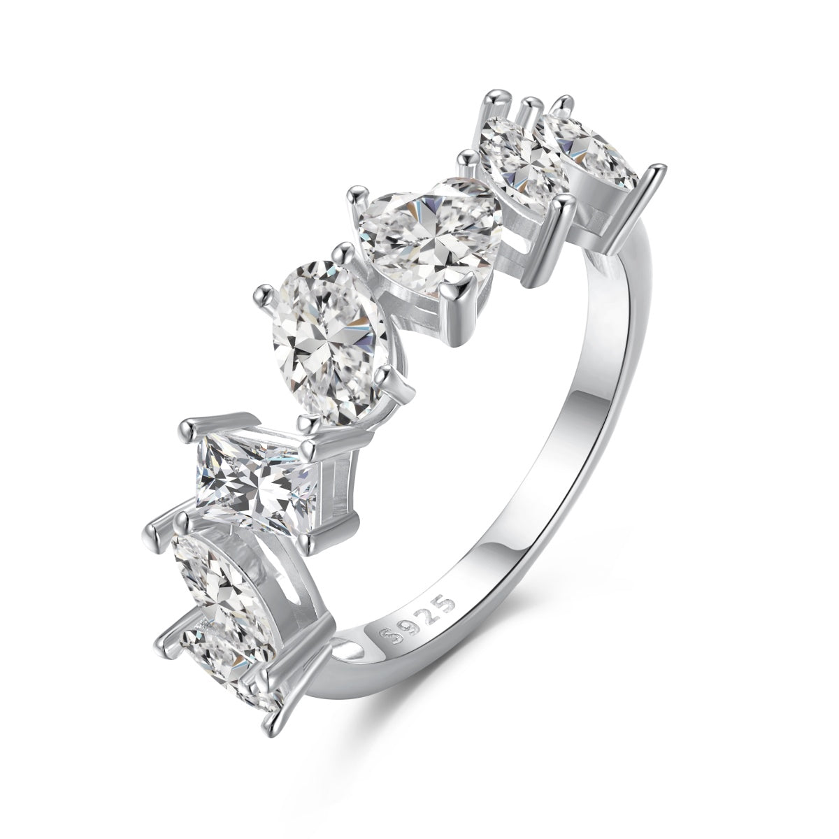 Angela Jewelry]Delicate Multi Cut Ring