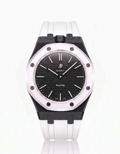 Silicone Strap & Case Royal Pop Ocho Negro(Customize  Colors)