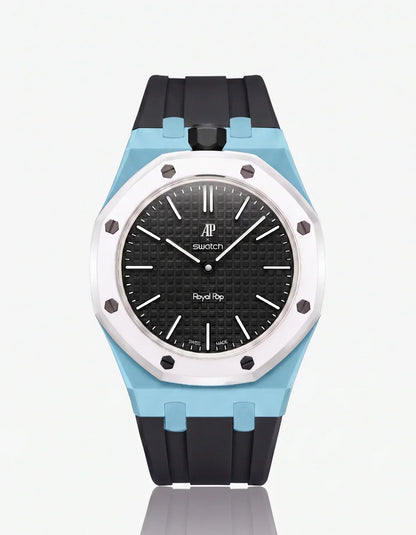 Silicone Strap & Case Royal Pop Ocho Negro(Customize  Colors)