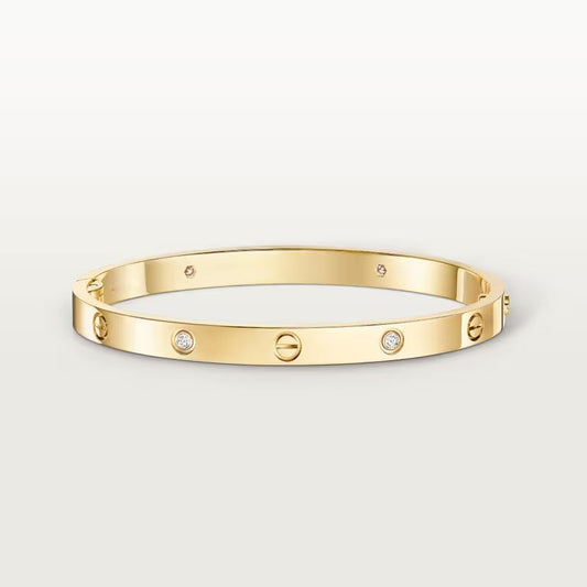 [Angela Jewelry]LOVE BRACELET 4.8MM 4 DIAMONDS