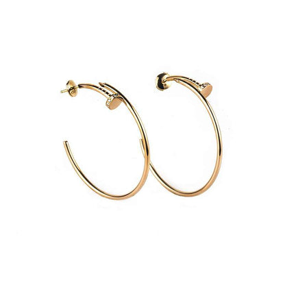 [アンジェラジュエリー]JUSTE イヤリング ゴールド ダイヤモンド 1.8mm 