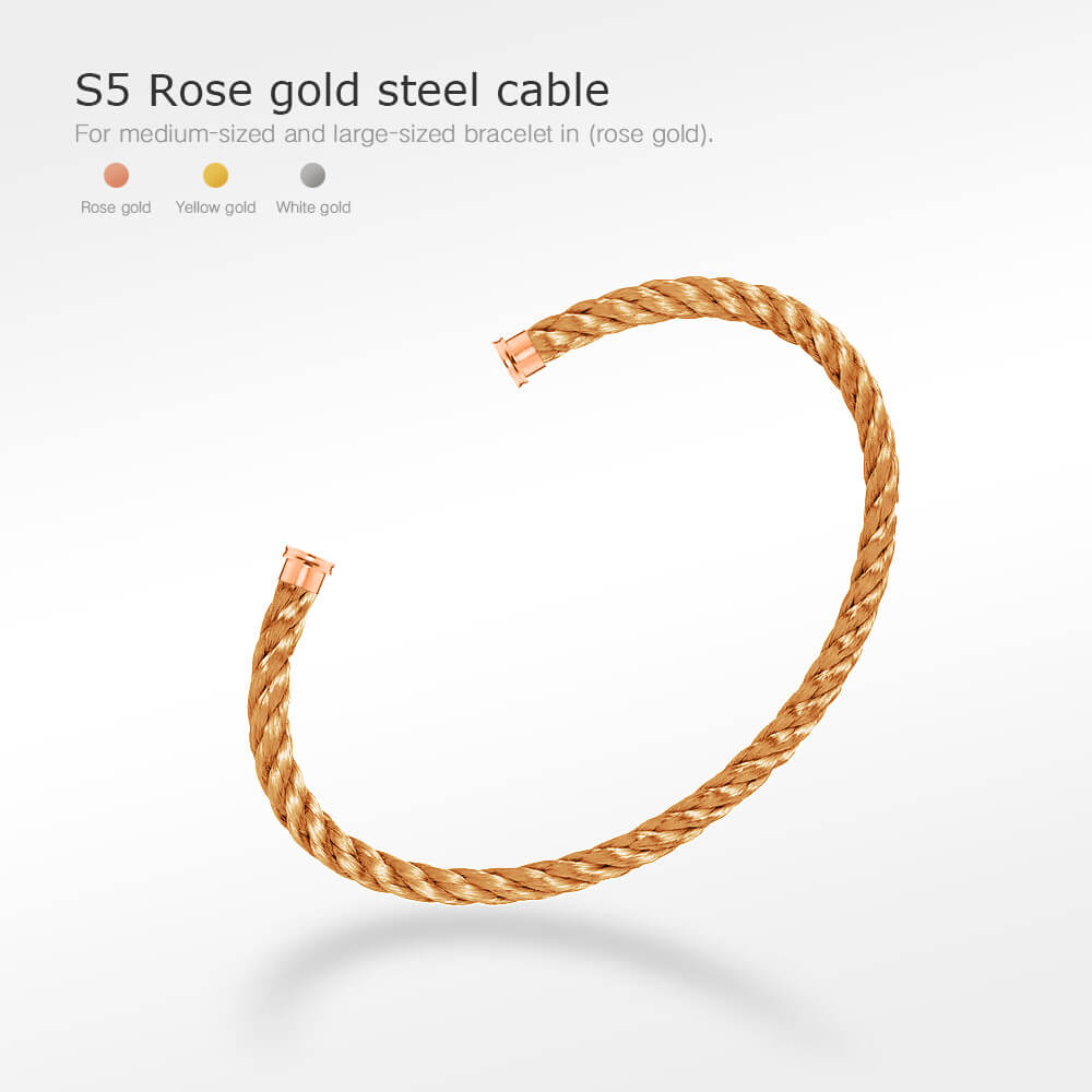 [アンジェラジュエリー]フォースシリーズ ブレスレット ケーブル 50種類 (DIYセレクション)