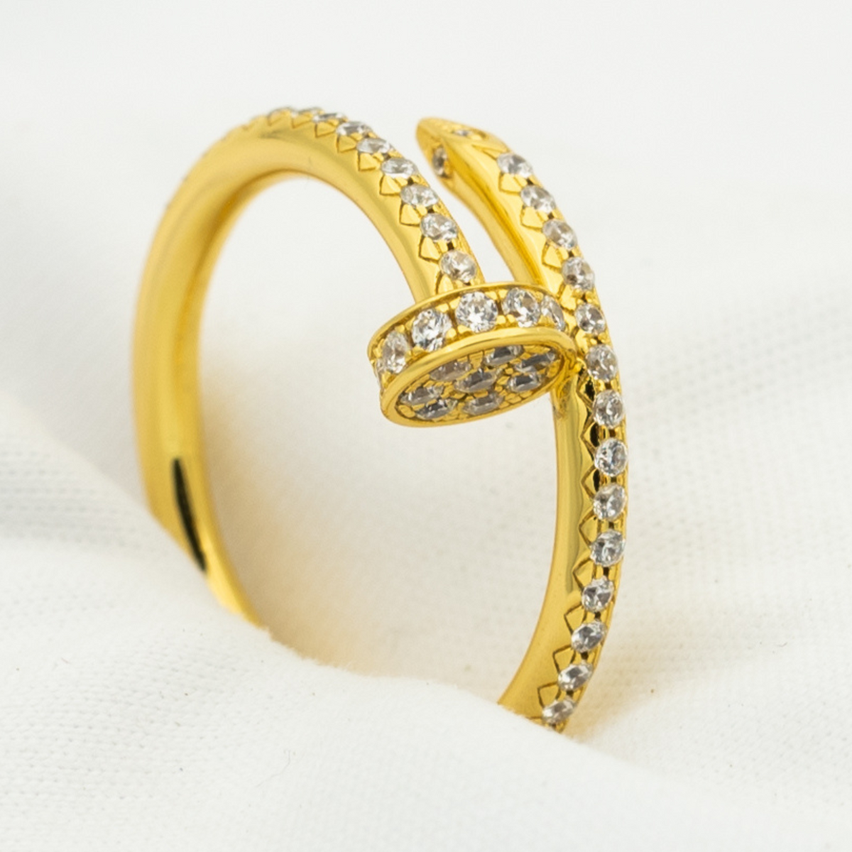 [アンジェラジュエリー]JUSTE リング 1.8mm ゴールド ダイヤモンド