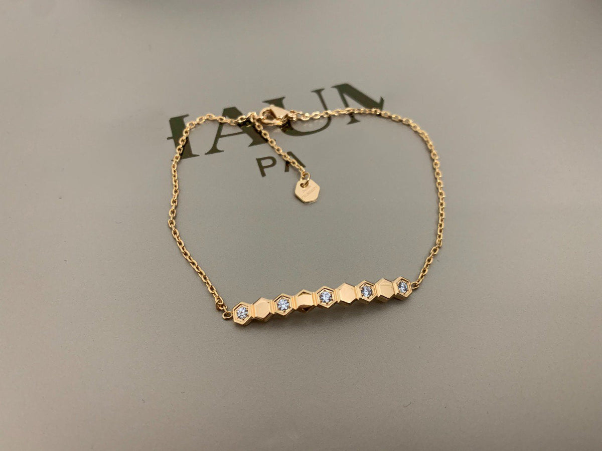 [Angela Schmuck] BIENENLIEBE ARMBAND DIAMANT 