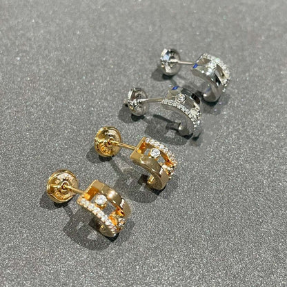 [Angela Jewelry]MOVE ROMANE EARRINGS DIAMOND