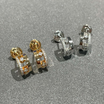 [Angela Jewelry]MOVE ROMANE EARRINGS DIAMOND