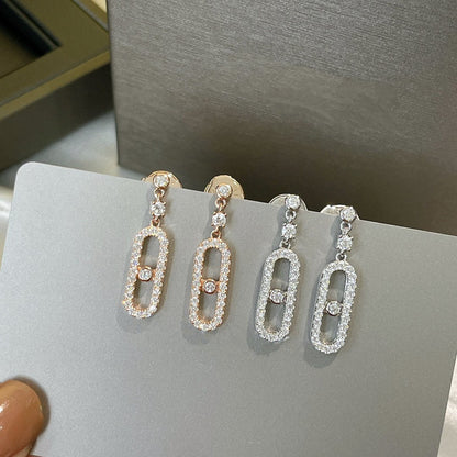 [Angela Jewelry]DORMEUSES MOVE UNO DIAMOND EARRINGS