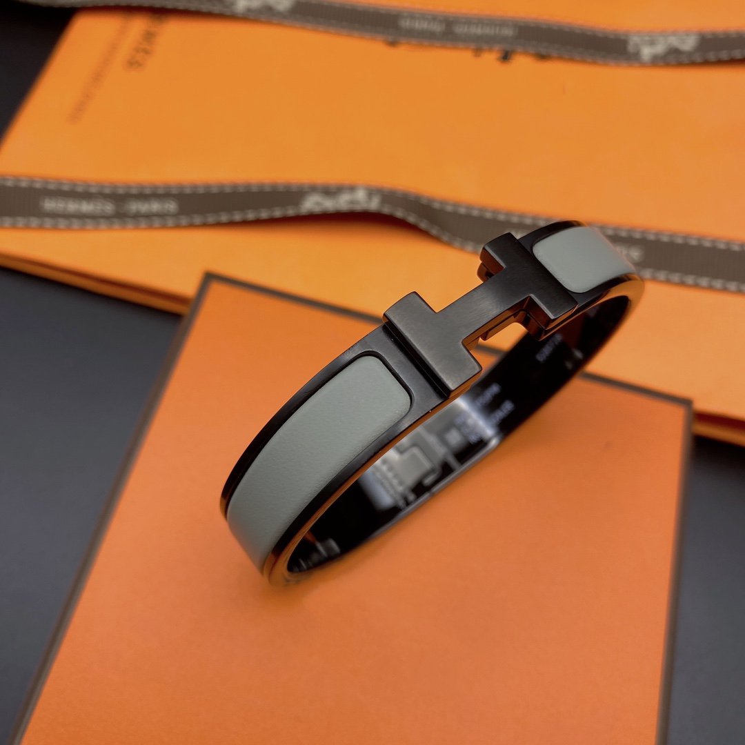 [Angela Jewellery]CLIC HM SO BLACK GREY BRACELET