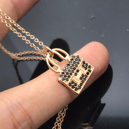 [アンジェラジュエリー]HM ネックレス アライバル ブラック ダイヤモンド