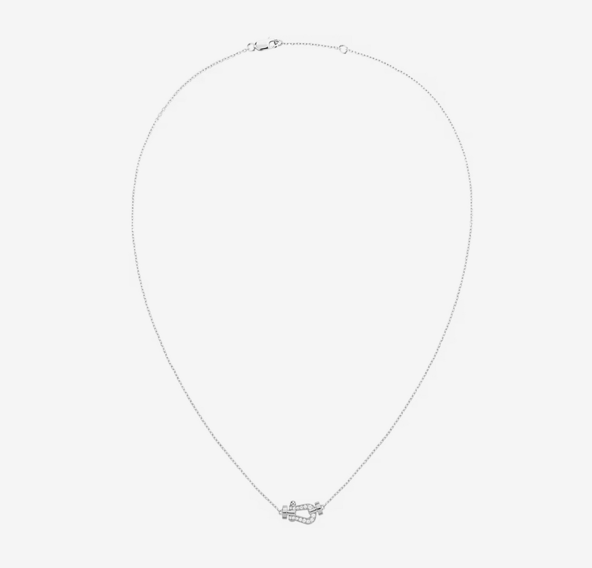 [Angela Schmuck]FORCE 10 DIAMANT-SILBER-HALSKETTE MINI-MODELL