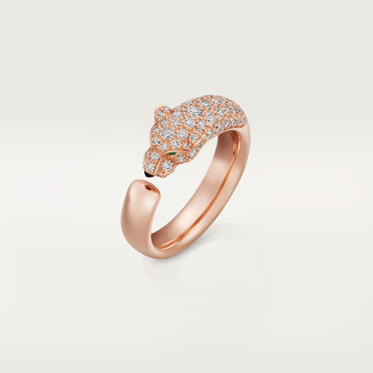 [Angela Jewelry]PANTHERE HALF DIAMOND SMALL RING