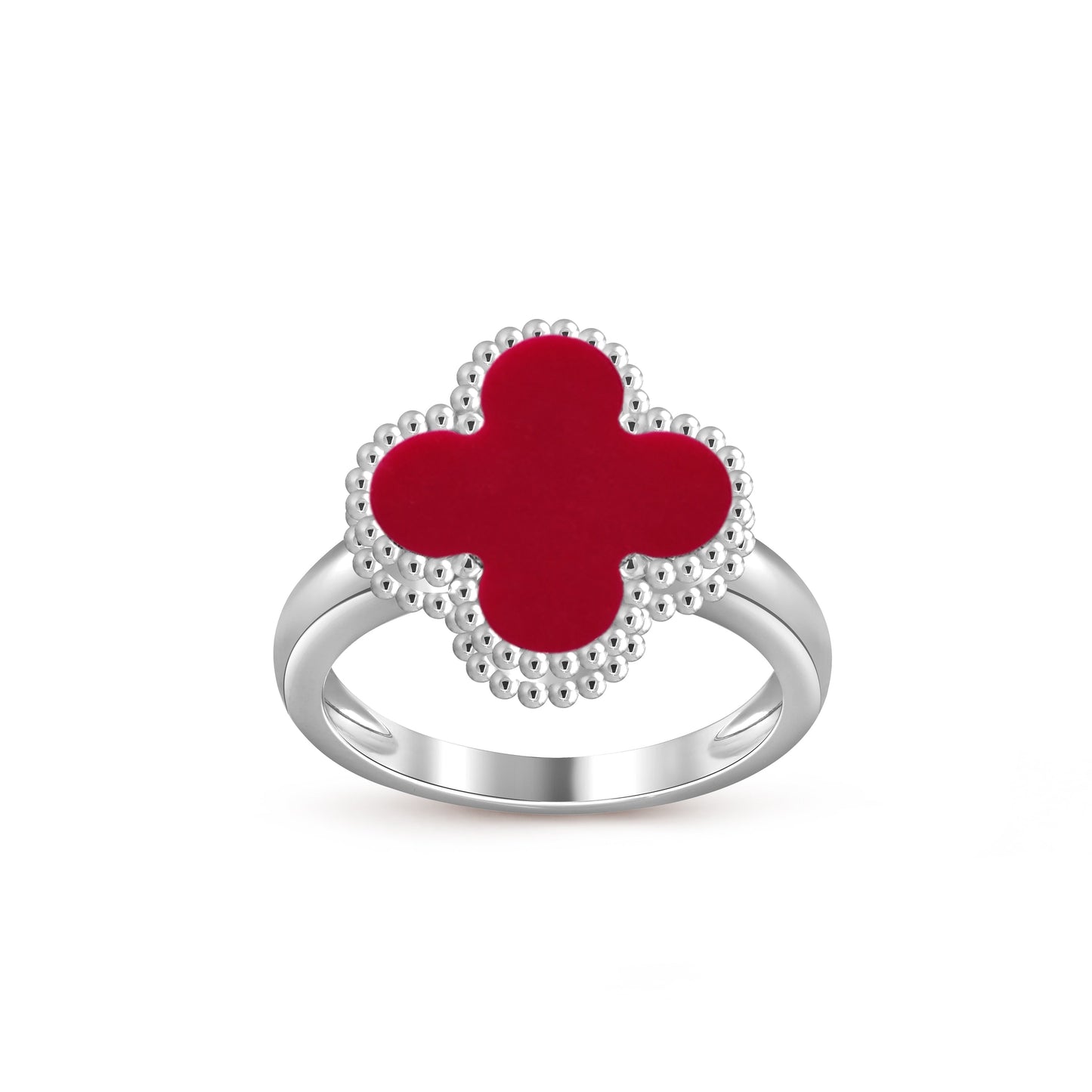[Angela Jewelry]CLOVER SILVER RING COLLECTION