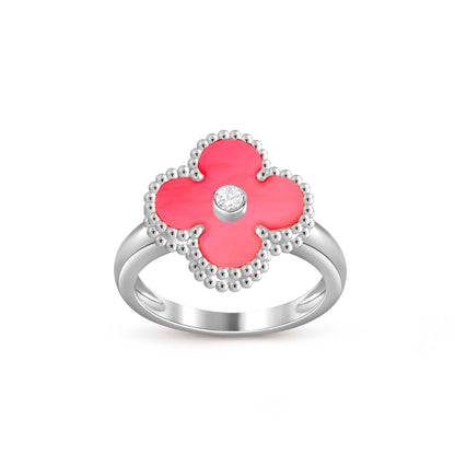 [Angela Jewelry]CLOVER SILVER DIOMND RING COLLECTION