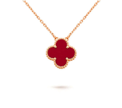 [Angela Jewelry]CLOVER 15MM SINGLE FLOWER NECKLACE COLLECTION