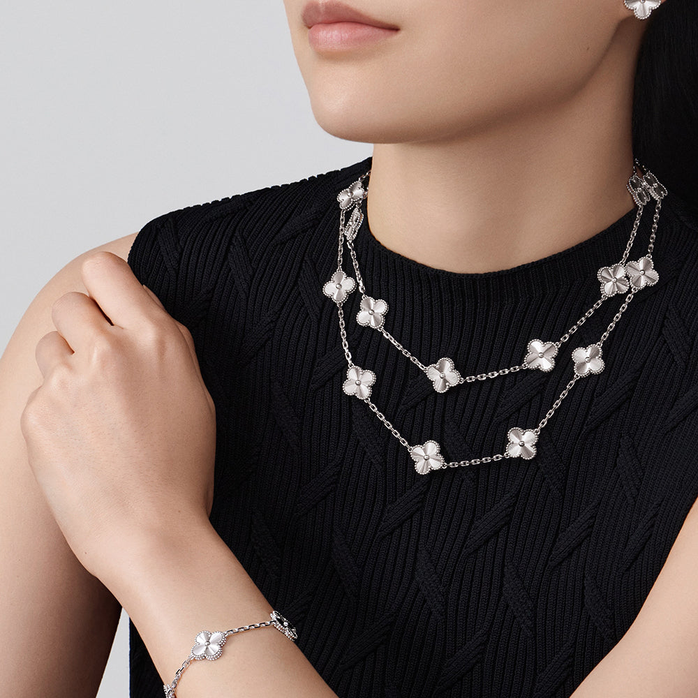 [Angela Jewelry]CLOVER 20 MOTIFS DIAMOND SILVER