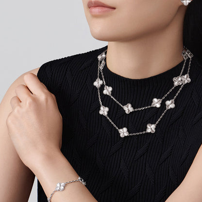 [Angela Jewelry]CLOVER 20 MOTIFS DIAMOND SILVER