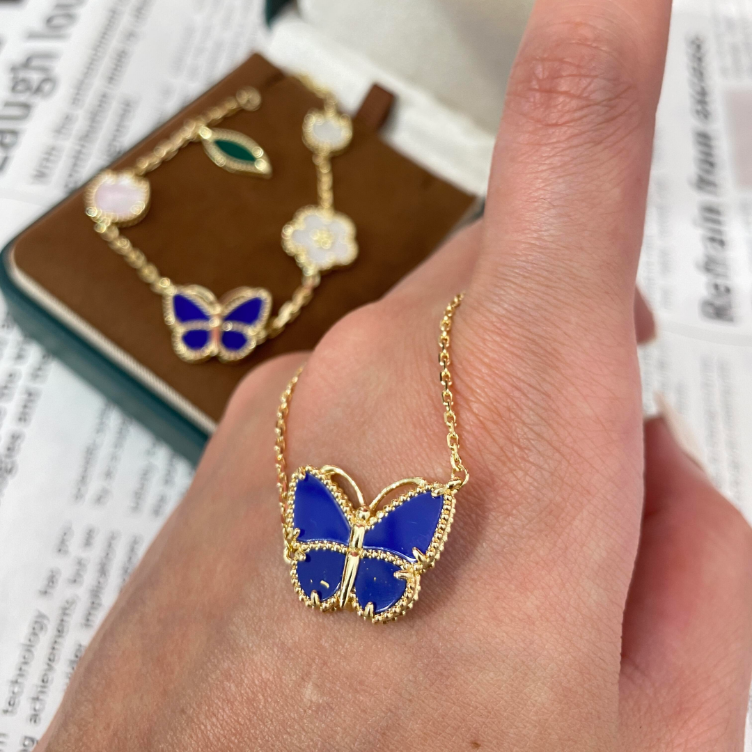 [Angela Jewelry] 2026 NEW LUCKY BUTTERFLY 1 MOTIFS NECKLACE