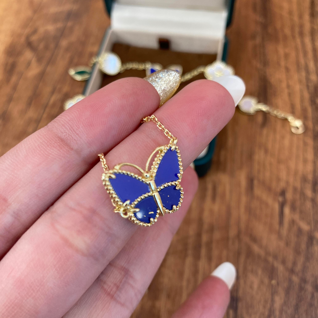 [Angela Jewelry] 2026 NEW LUCKY BUTTERFLY 1 MOTIFS NECKLACE