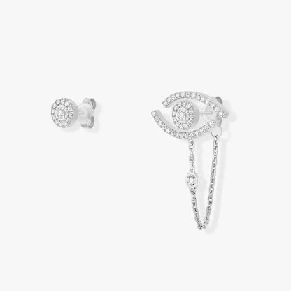 [Angela Jewelry]Lucky Eye Diamond Earrings