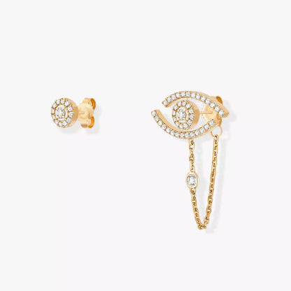 [Angela Jewelry]Lucky Eye Diamond Earrings