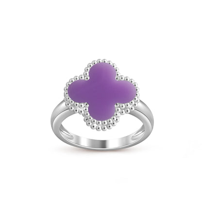 [Angela Jewelry]CLOVER SILVER RING COLLECTION
