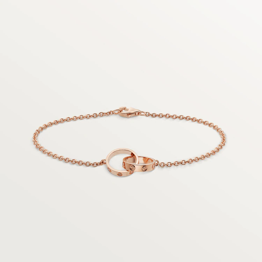 [Angela Jewellery]LOVE BRACELET DOUBLE RING