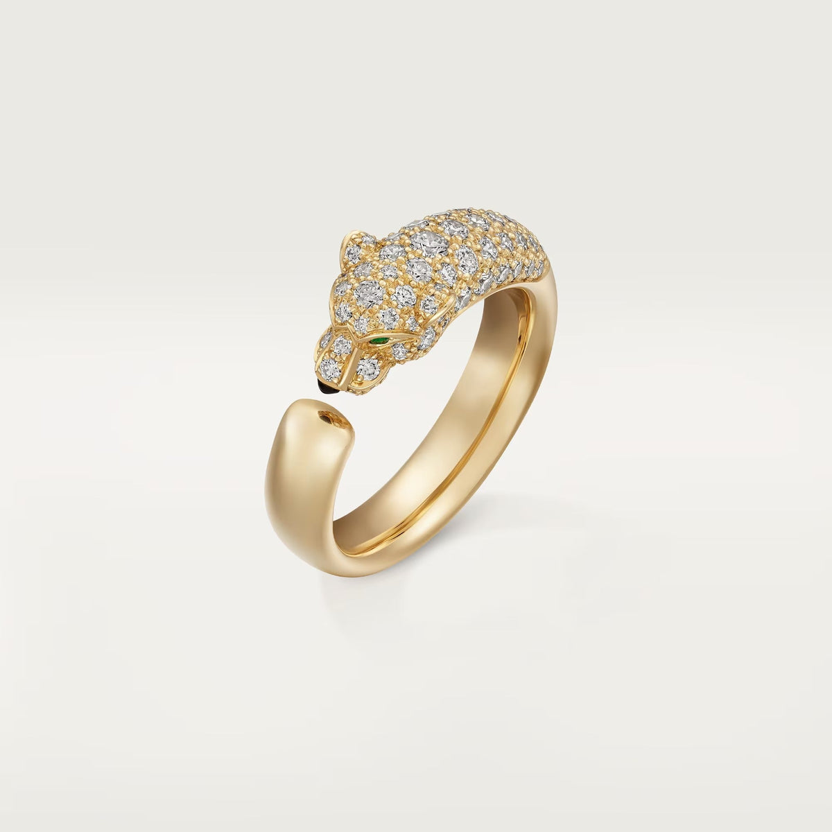[Angela Jewelry]PANTHERE HALF DIAMOND SMALL RING