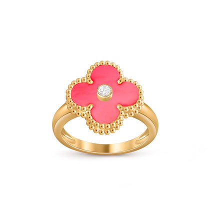 [Angela Jewelry]CLOVER DIAMOND RING GOLD COLLECTION