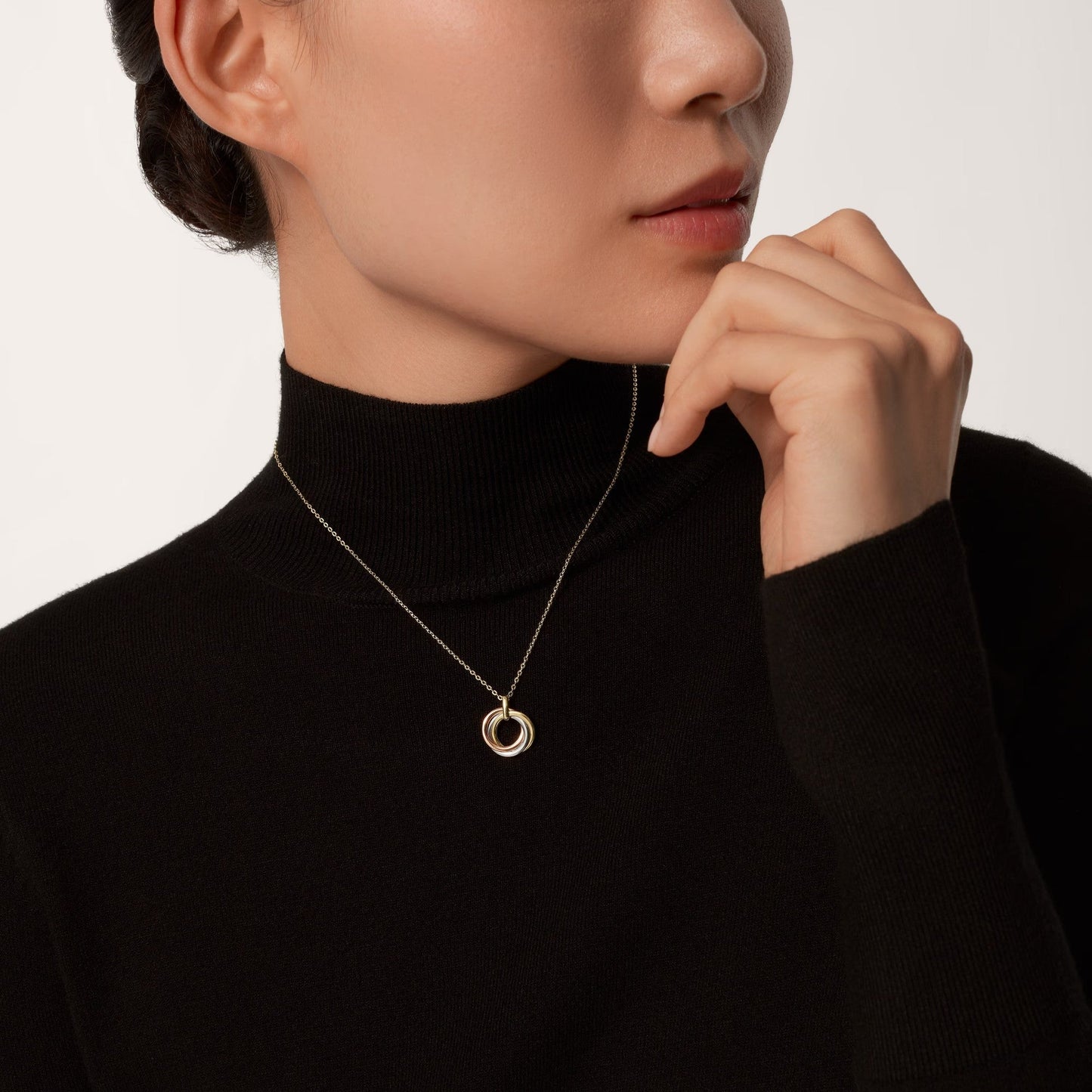 [Angela Jewelry]TRINITY SMALL NECKLACE