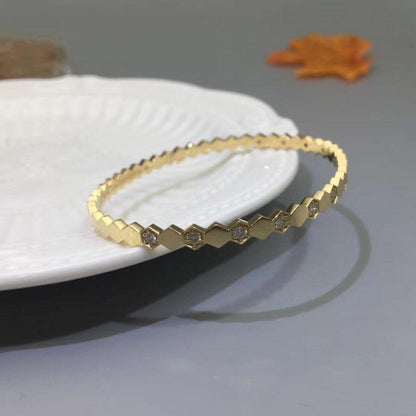 [Angela Jewellery]BEE LOVE GOLD DIAMOND BRACELET