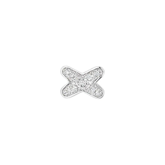 [Angela Jewellery]JEUX DE SILVER DIAMOND EARRINGS