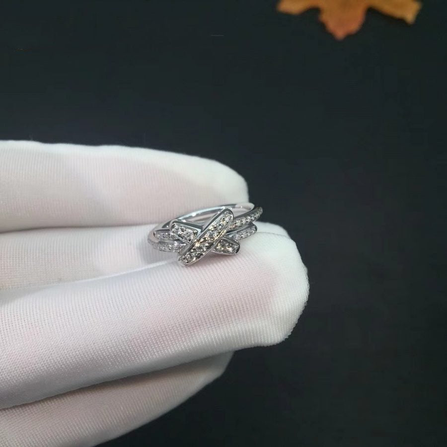 [Angela Jewellery]JEUX DE SILVER DIAMOND RING