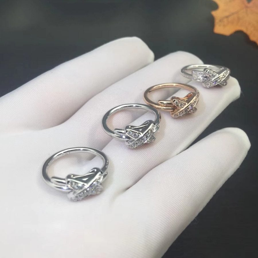 [Angela Jewellery]JEUX DE SILVER DIAMOND RING