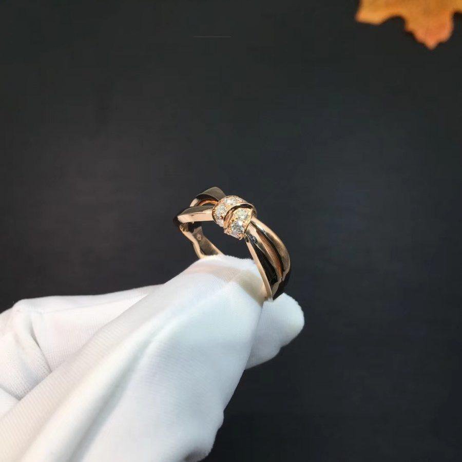 [Angela Jewellery]LIENS RING PINK GOLD DIAMOND