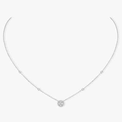 [Angela Jewelry]Diamond Necklace 0,20ct Brilliant Shape Joy