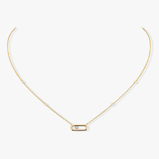 [Angela Jewelry]MOVE UNO DIAMOND NECKLACE