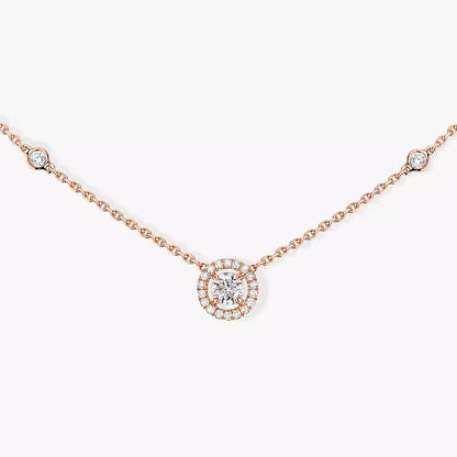 [Angela Jewelry]Diamond Necklace 0,20ct Brilliant Shape Joy