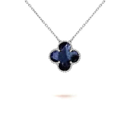 [Angela Jewelry]CLOVER 15MM NECKLACE SILVER COLLECTION
