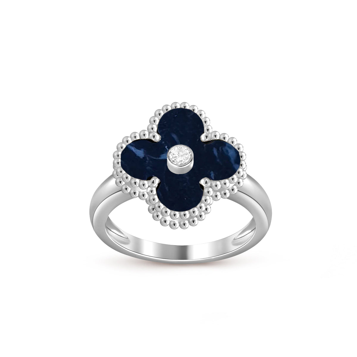 [Angela Jewelry]CLOVER SILVER DIOMND RING COLLECTION