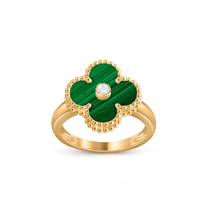 [Angela Jewelry]CLOVER DIAMOND RING GOLD COLLECTION