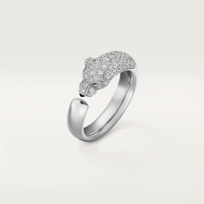[Angela Jewelry]PANTHERE HALF DIAMOND SMALL RING
