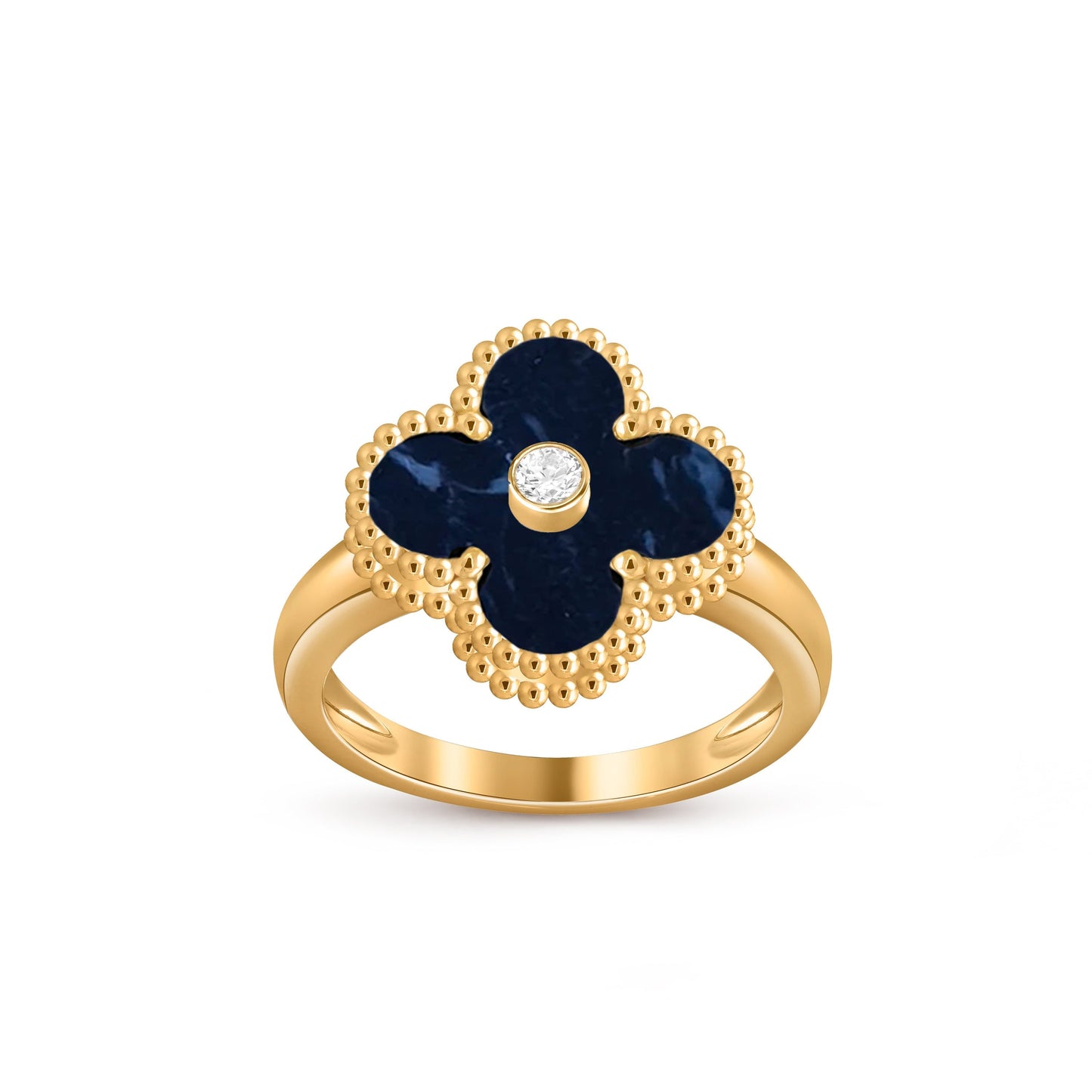 [Angela Jewelry]CLOVER DIAMOND RING GOLD COLLECTION