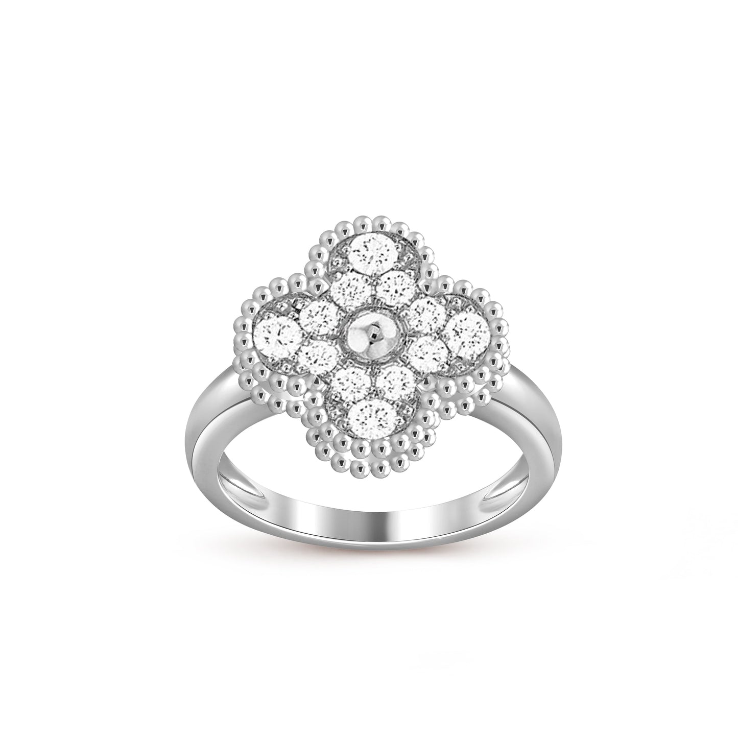 [Angela Jewelry]CLOVER SILVER RING COLLECTION