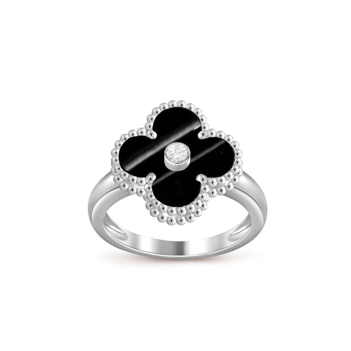 [Angela Jewelry]CLOVER SILVER DIOMND RING COLLECTION