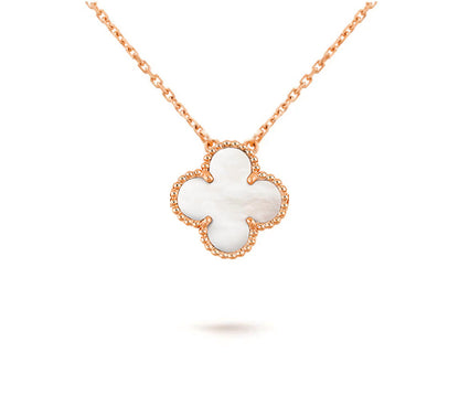 [Angela Jewelry]CLOVER 15MM SINGLE FLOWER NECKLACE COLLECTION