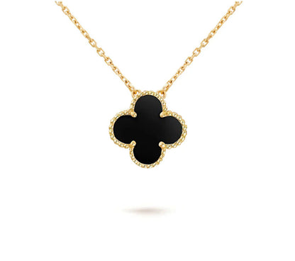 [Angela Jewelry]CLOVER 15MM SINGLE FLOWER NECKLACE COLLECTION